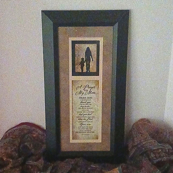 DEXSA "PRAYER FOR MY MOM" WOOD FRAME WALL PLAQUE * BRAND NEW AND IN ORIGINAL BOX - Picture 3 of 10